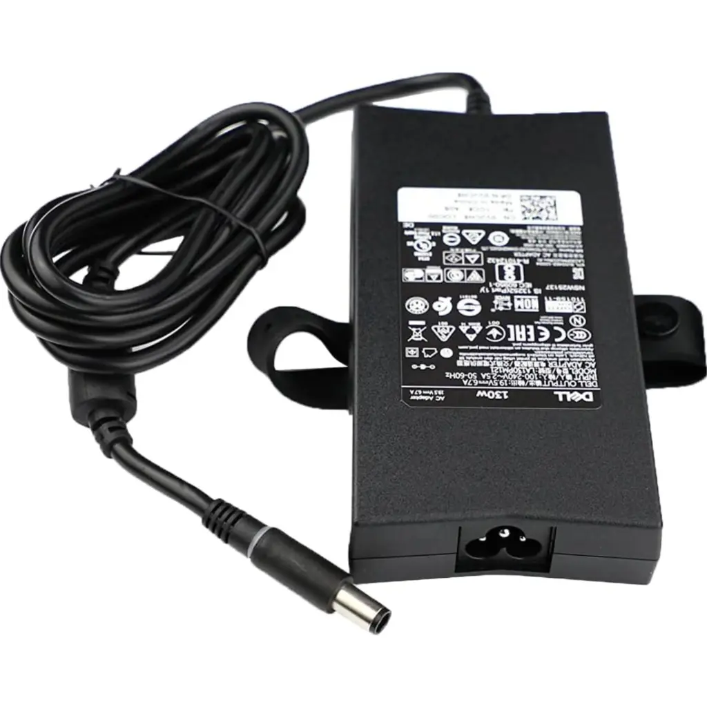 [DELLAC130W-REFURB] DELL | Chargeur reconditionné | Adaptateur secteur d'origine 130W | Embout 7.4mm