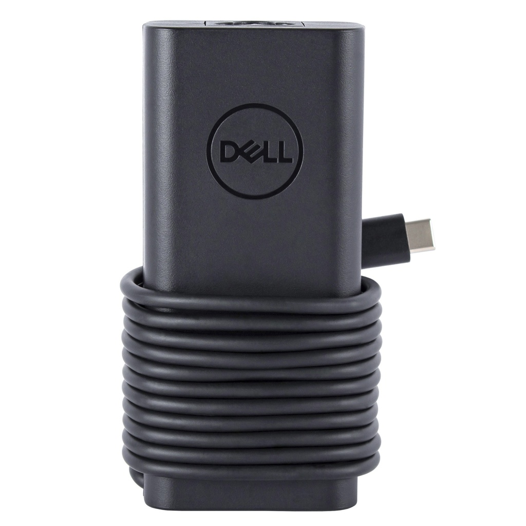 DELL | Chargeur reconditionné | Adaptateur secteur d'origine 65W | Embout USB-C | Modèle carré